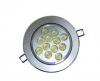 Energy Saving Bathroom Die - casting Alu & Glass LED Ceiling Lamp 15W 85 - 265V