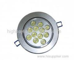 Energy Saving Bathroom Die - casting Alu & Glass LED Ceiling Lamp 15W 85 - 265V