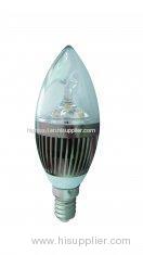 Warm White Epistar LED Light Bulbs E27 / E14 3W for Schools, Bars, Exhibition Halls