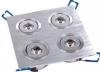 124mm * 124mm * 20mm Epistar Energy Saving Bathroom LED Ceiling Lamp Fixtures 4W