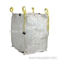 good quality pp big bag/pp jumbo bag/pp FIBC bag with top fill skirt and flat bottom