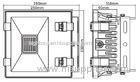 Outdoor 70W 7000 Lumen High Power Led Flood Lighting Fixtures With 2700K - 6500K