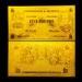 Collection 5 Old AUD Double Logo 24k Pure Gold Banknote For Business Gifts