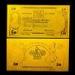 Custom 24K 10 Australian Dollar Gold Banknote For Collection SGS