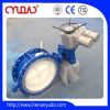 Triple offset metal seal electric butterfly valve