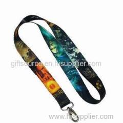 Heat transferred neck lanyards