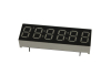 black surface red color 6 digit led display for different uses;7 segment led display