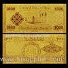 Golden Gift And Crafts Iraq 1000 Dinar Gold Banknote With 999 Gold For Home Decoration