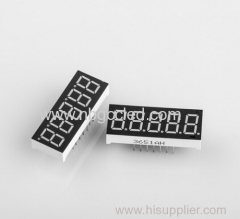 0.36 "red color 5 digit 7 segment LED display manufacturer with black surface