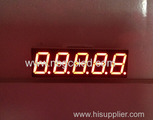 0.56" 5 digit 7 segment LED display bright red color for clock display