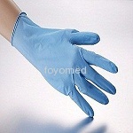 medical nitrile examination gloves