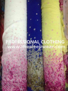 75D printed 100% polyester chiffon New flower OEM