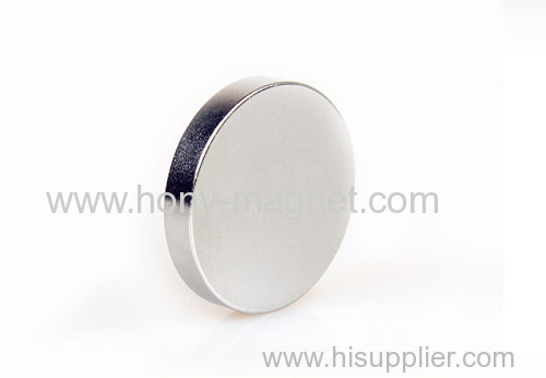 strong NeFeB permanent rare earth magnet disc.
