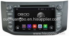 Ouchuangbo Nissan Sylphy/B17 2012-2014 autoradio DVD radio gps android 4.4 OS support 3G WIFI iPod