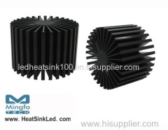 Aluminum Tridonic Modular Passive LED Cooler Φ117mmH80mm