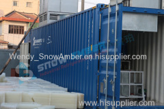 Snow Amber Block Ice Making Machine 5T