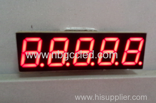 0.56 inch red color factory price 5 digit led display
