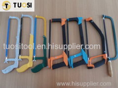 different types of adjust hacksaw frame chrome/paint sprayed/plastic sprayed