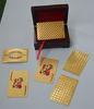 Normal Style 0.3mm 24K Gold Playing Cards With Both sides gold foil