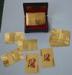 Gold foil and PET silver foil Gold Playing Poker 0.3mm for Souvenir
