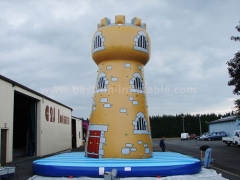 Commercial rock inflatable rock climbing wall game