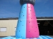 Artificial inflatable climbing wall
