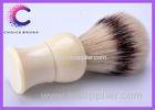 White ivory handle silvertip fibres Synthetic Hair Shaving Brush with OEM Logo