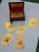 PET silver foil 24K Custom Playing Cards Brand logo WITH 2 jokers