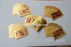 Printing Dubai Building design gold plated Playing Cards 24K Karat Gold Plated Poker