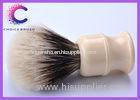 Ivory handle men's razor 2 Band Shaving Brush high density high mountain white badger