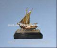 Arab Business ship model Metal Golden Ship Model 148 * 76 * 158mm