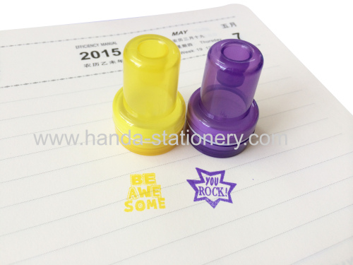 Custom kids plastic stamp set