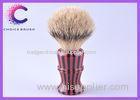 Executive Silvertip Badger Shaving Brush gift set red and black striple color acrylic handle