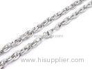 5mm Galvanized Stainless Steel Chains For Jewelry Making Twist Link Chain