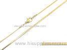 Handmade 1.8mm 304 Stainless Steel Curb Chain / Gold Cuban Link Chain Jewelry