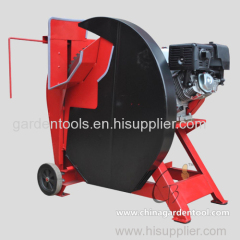 gasoline log saw 13hp with small wheels