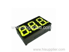 Three digit Seven segment led display 0.4 inch of 3 digits