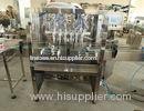 Piston Pump Sticky Liquid Tin Can Filling Machine For Coffee , Vinegar