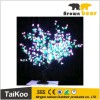 decorative 3 color light pre decorated christmas trees