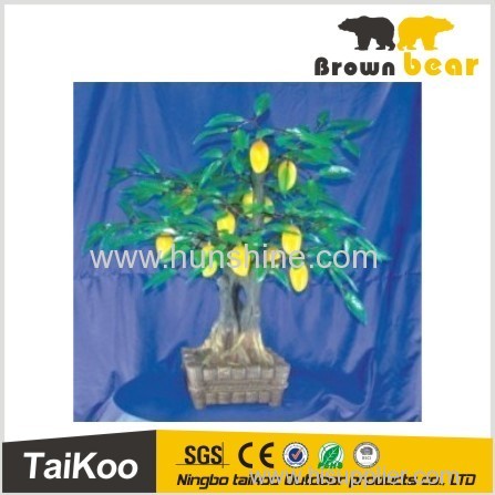 beautiful decorated mango outdoor yellow christmas tree