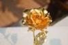 Wedding love Valentine day decoration gift 24K gold foil rose with love gift box