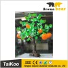 beautiful decoration oranges outdoor christmas tree