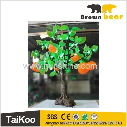 beautiful decoration oranges outdoor christmas tree