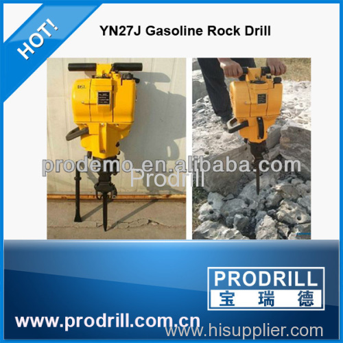 Portable Gasoline Rock Drill Breaker Yn27c Yn27j