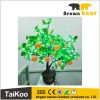 beautiful decoration orange desk christmas tree