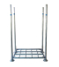 warehouse storage steel stacking rack pallet cage/metal removable posts Foldable stack storage tire pallet factory