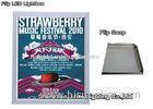 Outdoor Snap Frame LED Light Box , Shock Resistance LED Poster Light Box
