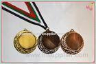 Gold silver bronze sports award medallion Sport Medals custom blank metal medal