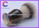 Faux horn handle barber shop shaving brush / synthetic shaving brushes