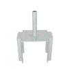 Q235 / Q345 steel pressings Fork 4 Way U head , Galvanized or painting